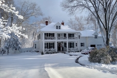 One of the bigger, older houses in the neighborhood.